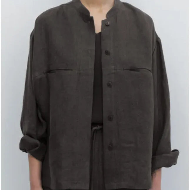 Cardigan  - 100% Linen Shirt