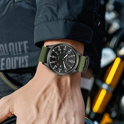 Montclair Watch - Leather & Nylon (Waterproof)