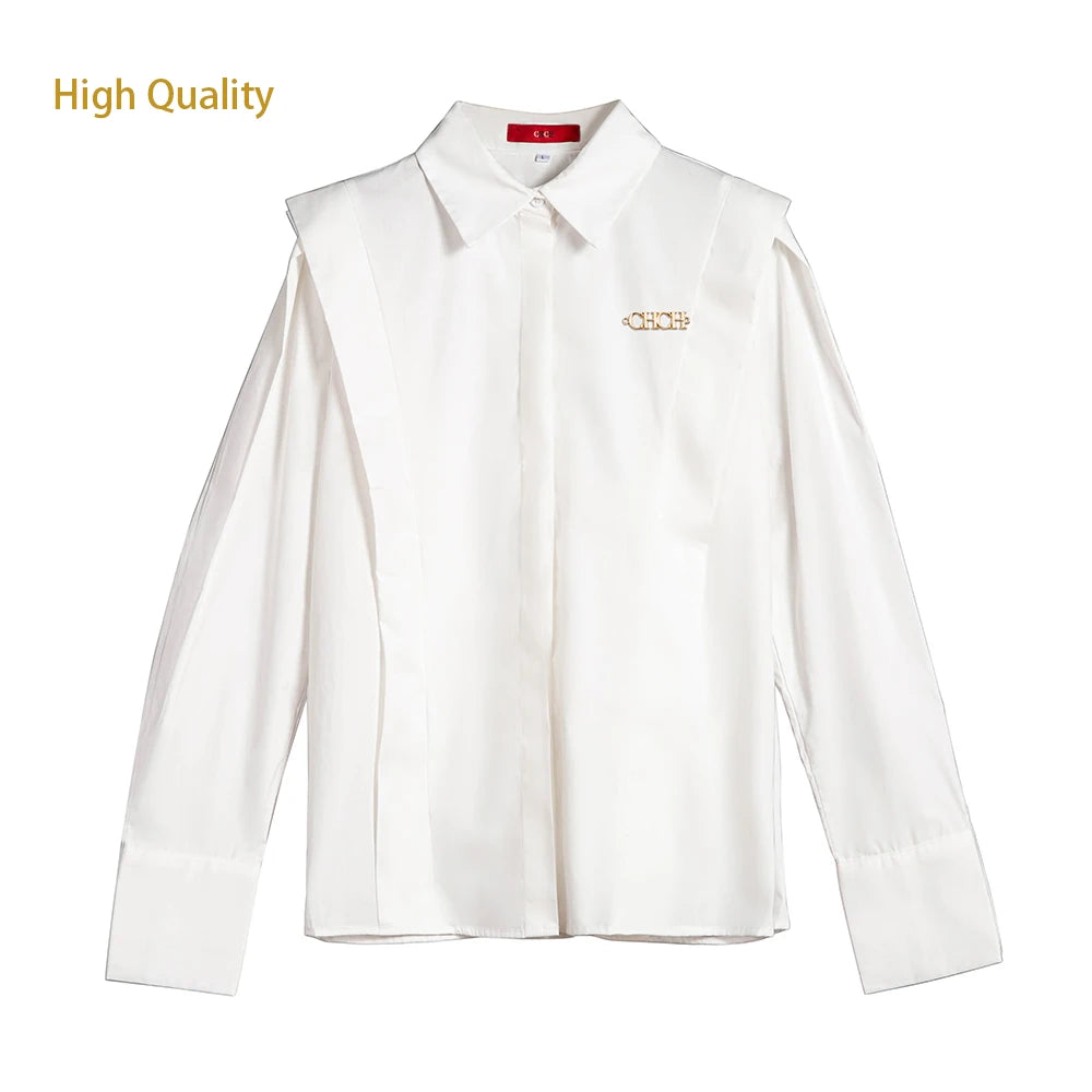 Saint Ruffle Blouse – Office Edition