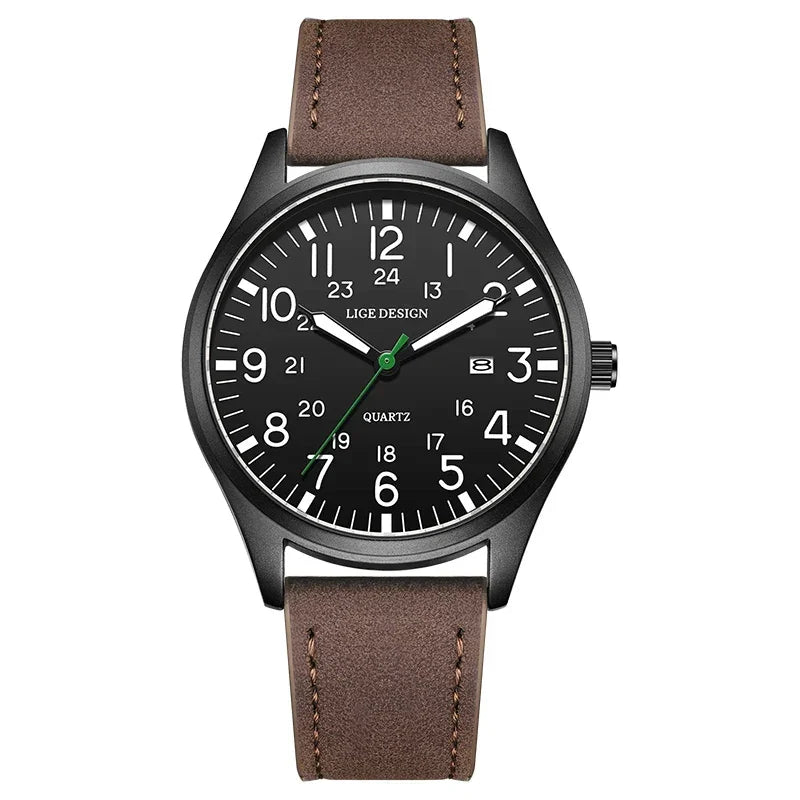 Montclair Watch - Leather & Nylon (Waterproof)