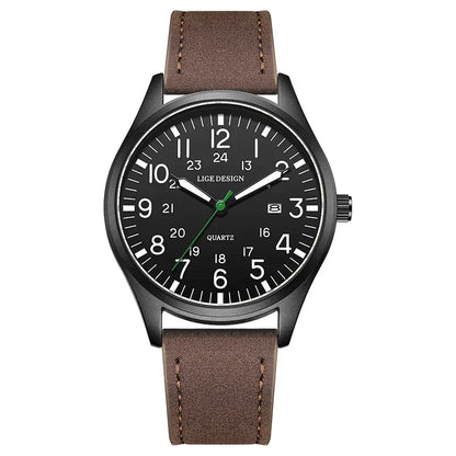 Montclair Watch - Leather & Nylon (Waterproof)