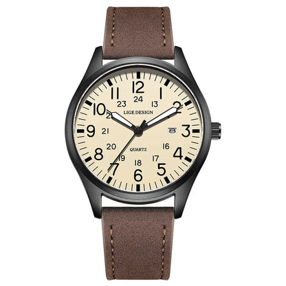 Montclair Watch - Leather & Nylon (Waterproof)