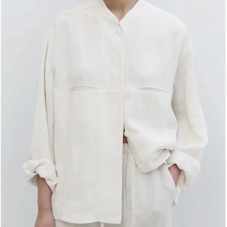 Cardigan  - 100% Linen Shirt